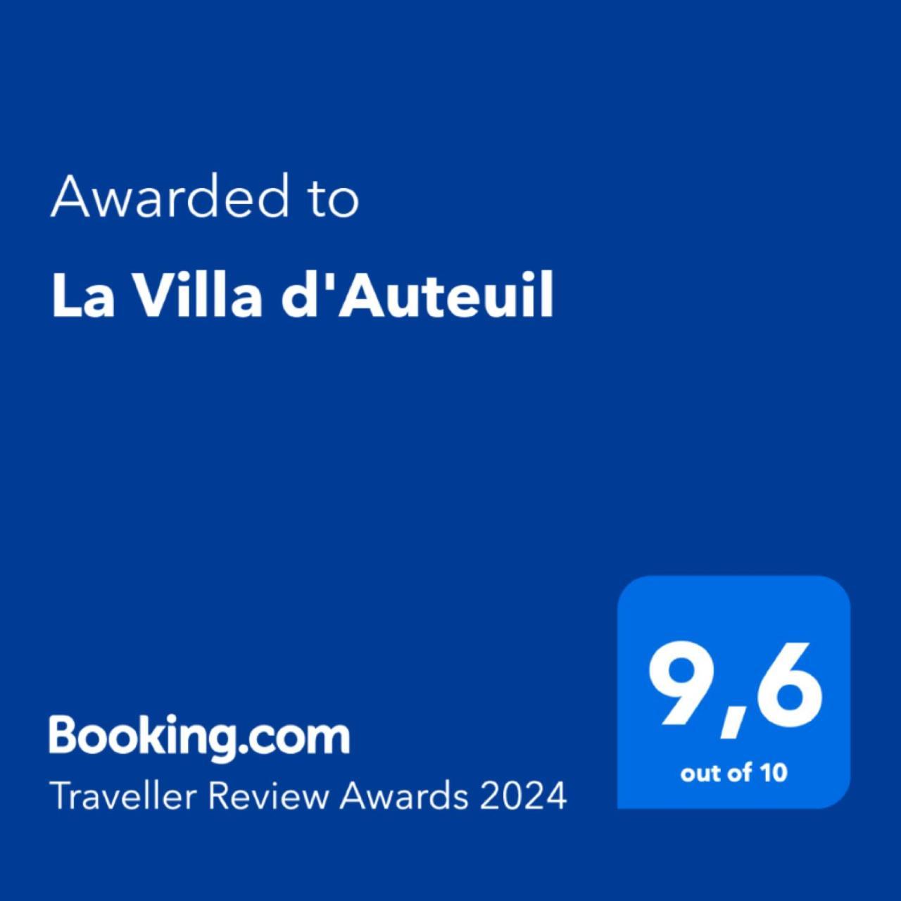 La Villa D'Auteuil, 파리 외부 사진